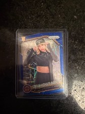 2025 Panini WNBA Prizm #142 Sarah Ashlee Barker Blue Velocity Variation RC