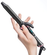 3/4 Inch Curling Iron for Short Hair, Dual Voltage Curling Iron Travel Size w...