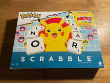 Scrabble Pokemon Word Board Game, Includes 50 Challenge Cards - Unused
