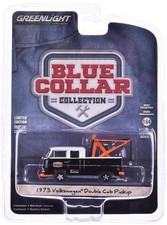 Greenlight 1/64 *Blue Collar* 1973 VOLKSWAGEN DOUBLE CAB TOW TRUCK VW Diecast