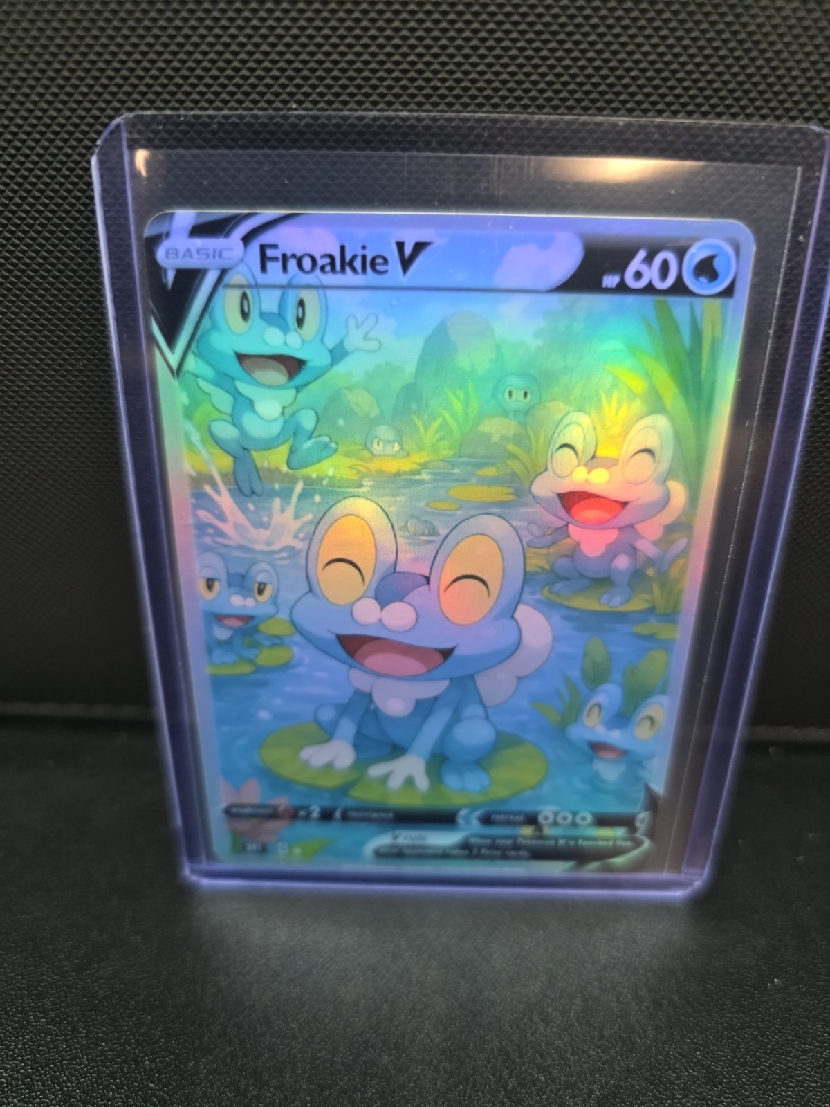 CUSTOMmade madeTOorder full art holo pokemon card PTL668 Froakie