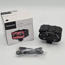 Saramonic SR-AX100 Universal Audio Adapter with 3.5mm Inputs for DSLR Cameras