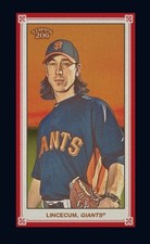 [DIGITAL CARD] TOPPS BUNT 2021 TIM LINCECUM ICONIC 206 RED BASE, SF GIANTS STAR