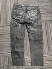 Men's Black Leather Pants TSCHUL Size 28x30 — photo 2