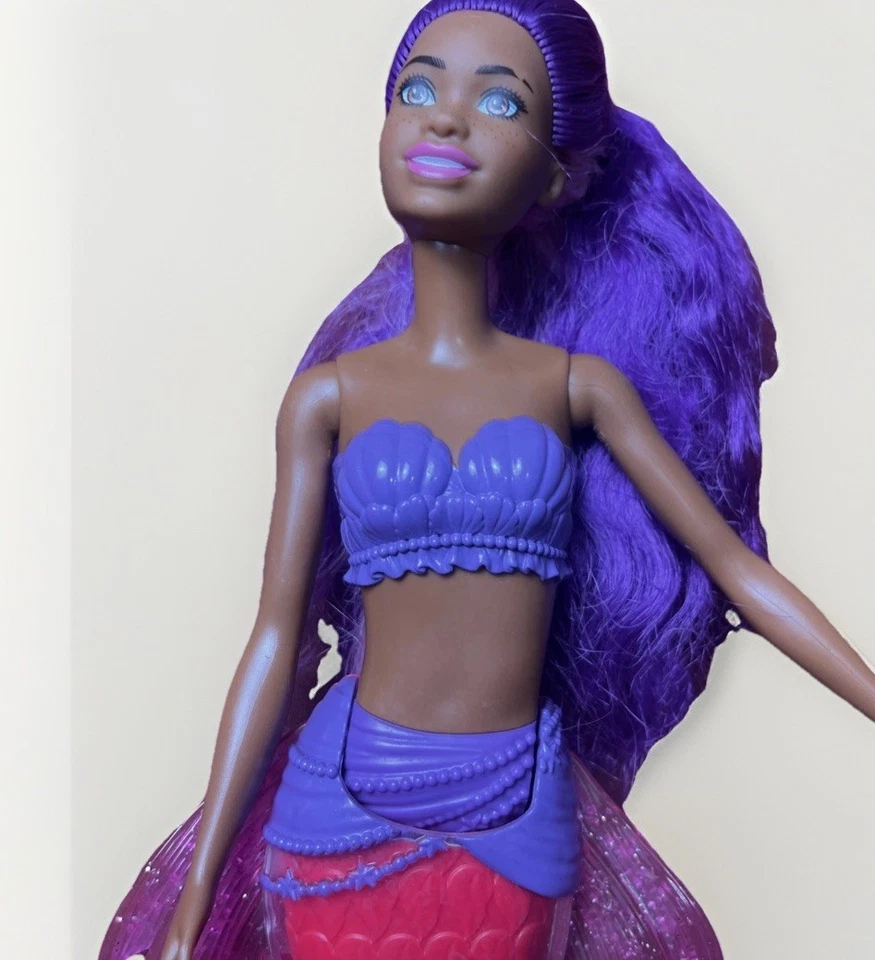 Barbie doll  Mermaid Black purple hair & B-varsity Jacket Hip-Hop Lot Of.2 - Изображение 3 из 4