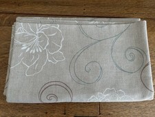 LAURA ASHLEY #2 L80 W77 CM SHOREHAM BEIGE FLORAL FABRIC MEDIUM LINEN BLEND NEW