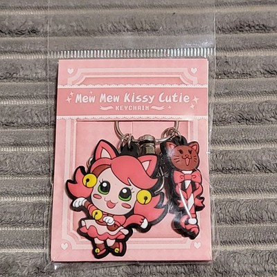 UNDERTALE Kiss Kiss Cutie Mew Mew Keychain Official Anime Game Goods
