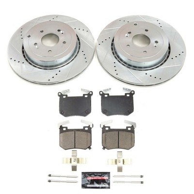 PowerStop Rear Disc Brake Kit for 2019 Kia Stinger GT Turbo 3.3L V6 GAS DOHC