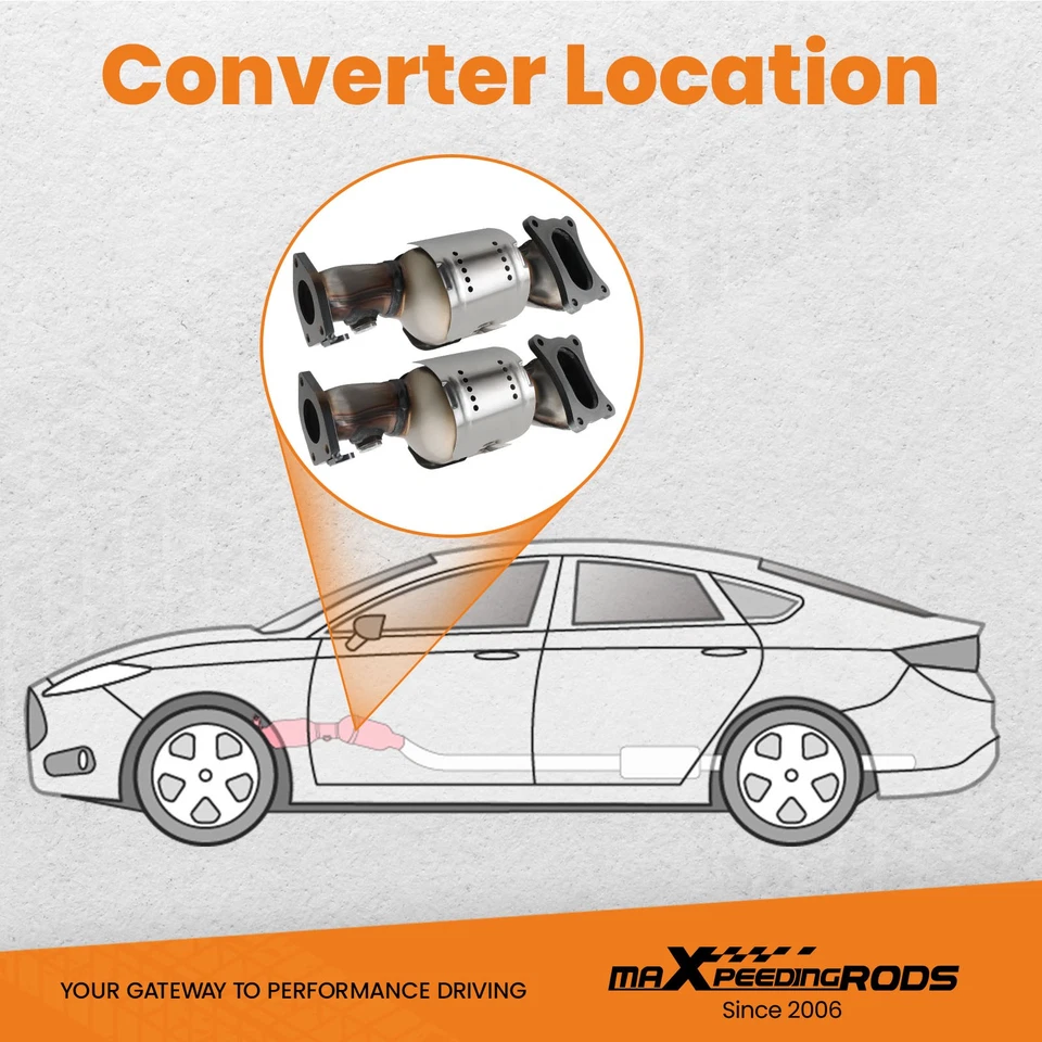 Convertidor catalítico para Honda Accord 3,5 L 2008-2013 Crosstour 3,5 L 2012-2014 Foto 3 de 4