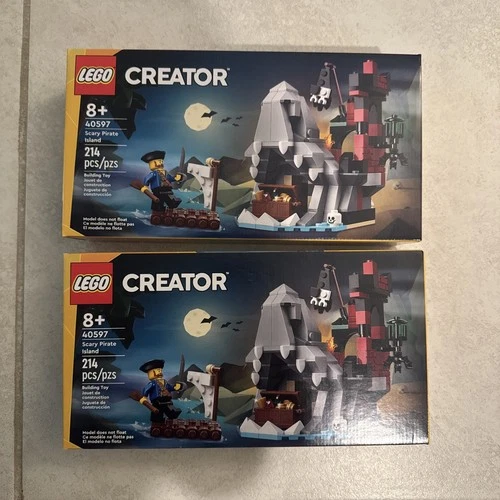 Lot Of 2 LEGO 40597 Scary Pirate Island - RETIRED GWP - NEW & SEALED