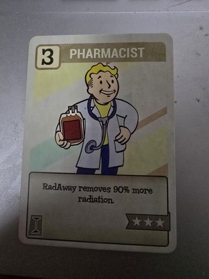 2019 Series 2 Fallout 76 Vault Boy Perk Card - Rare Gold Back! PC-06G Pharmacist