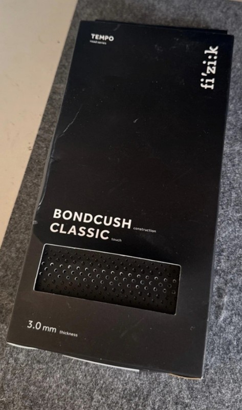 Fizik Tempo Bondcush Classic 3.0mm Handlebar Tape Black