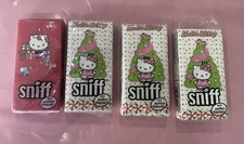 2010-2011 Sanrio Christmas Hello Kitty-lot Of 4 Packages Of 10 Soft Tissues.