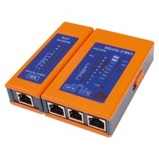 Network Cable Tester for POE RJ45 RJ11 CAT5 CAT6 with 220V Protection