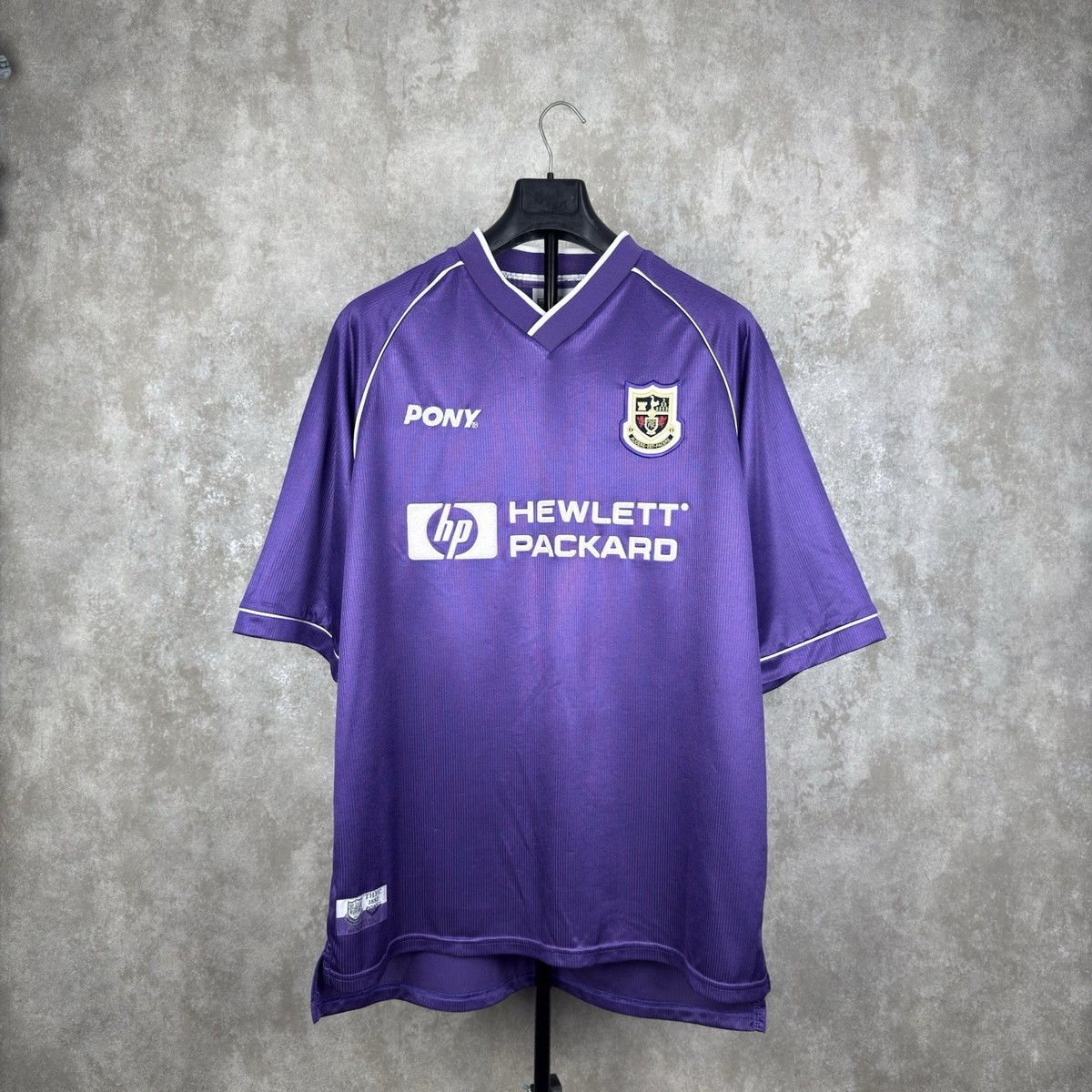 トッテナム・ホットスパー 希少ユニフォーム L パープル Vintage Tottenham Hotspur 1998-99 Away Soccer Jersey Pony HP Spurs