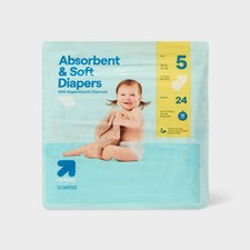 Disposable Diapers - Size 5 - 24ct - up up