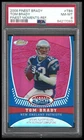 2008 Finest #TB8 Tom Brady Finest Moments Refractors PSA 8 NM Mint