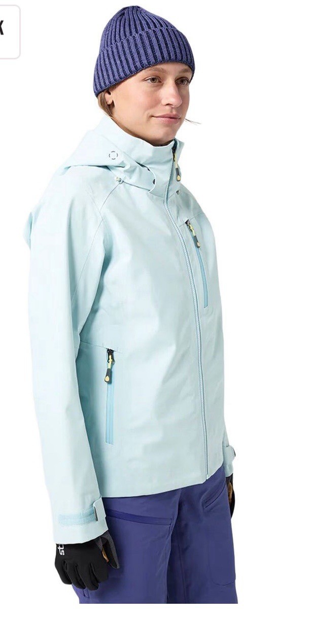 Stio Environ Jacket Glacial Blue Women’s Size Large Retail $465