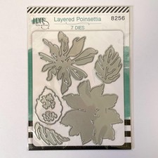 LDRS Creative Layered Poinsettia 7 Dies Chris...