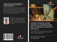 Anand Prakash Dwivedi (U. A.) | Studio E Analisi Di Una Matrice Di...