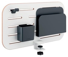 Leitz Ergo Small Pegboard Desk Organiser with Desk Tidy Accessories, Compatible