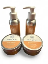 Shay and Blue London Blood Orange Hand and Body Wash Aftershave Lotion Legs Set