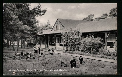 Ansichtskarte Zinnowitz / Usedom, Kinder-Erholungsheim St. Otto 