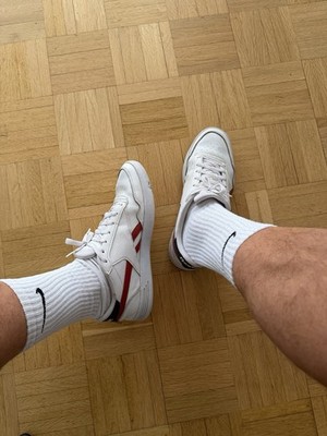 Reebok Herren Sneaker 43 Weiß/Rot/Blau