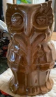 Frankoma Pottery Owl Figurine Vintage #110 Sand Brown