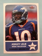 2002 Fleer Tradition Football - ASHLIE LELIE RC #274 - Denver Broncos