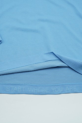 Lululemon Metal Vent Tech Long Sleeve Tshirt Sky Blue Mens Medium Slim Fit - Picture 5 of 9
