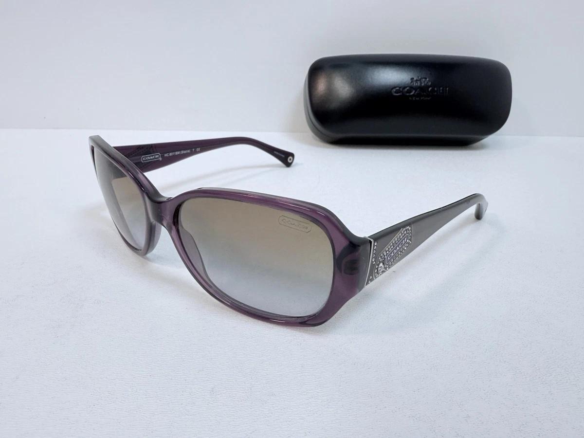 Coach Purple Plastic Sunglasses for Women for sale | eBay display picture 1