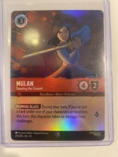 Disney Lorcana TCG Mulan Standing Her Ground 215/204 Epic Foil EN
