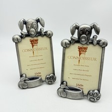 DOG  DISH Photo Frame 3.5  x5  For Photo Set Of 2