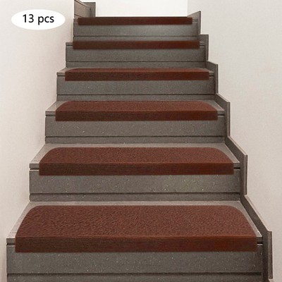 55*24cm Stair Treads Set of 13 Carpet Rugs Protection Cover Floor Mats Non Slip