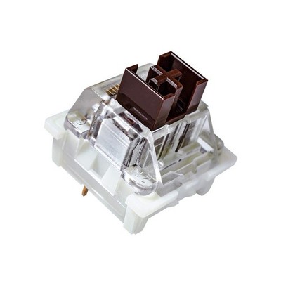 Brown Switches 20 Pack 3 Pin Tactile 50gf Dustproof RGB Cherry MX Equivalent