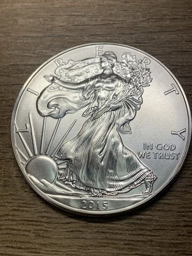 American Silver Eagle 1 oz .999 Fine Silver Coin 2015 Brilliant Uncirculated BU