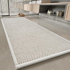 Bath Mat Runner-Super Absorbent Chenille Bathroom Mats-Rubber Backed Bath Mats