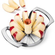 4.72 inches Apple Slicer,12-Blade Extra Large Apple Corer, Heavy Duty Stainle...