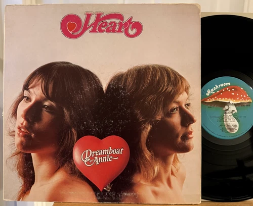 Heart Dreamboat Annie Vinyl LP Mushroom MRS-5005 #1 Press Magic Man Crazy On You