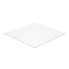 12 In. X 48 In. X 1/8 In. White Opaque Acrylic Sheet 2-Piece 