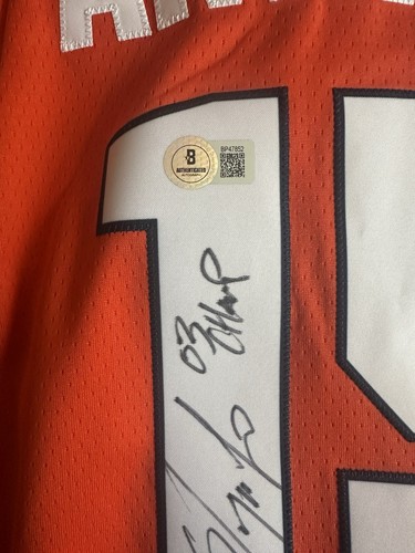Carmelo Anthony Signed Nike Syracuse Jersey “03 Champs” Insc Beckett - Picture 3 of 6
