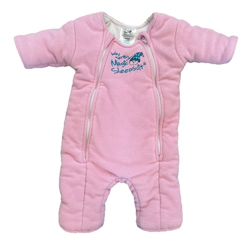 Baby Merlin's Magic Sleepsuit Large 6-9 Months 18-21 Lbs. Pink