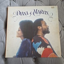 Diana Ross Marvin Gaye 1973 Vinyl Record STMA8015