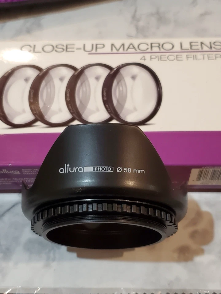 Altura Photo Close-up Macro Lenses 4 Pc. Plus Accessories 58 MM - Image 4 of 4