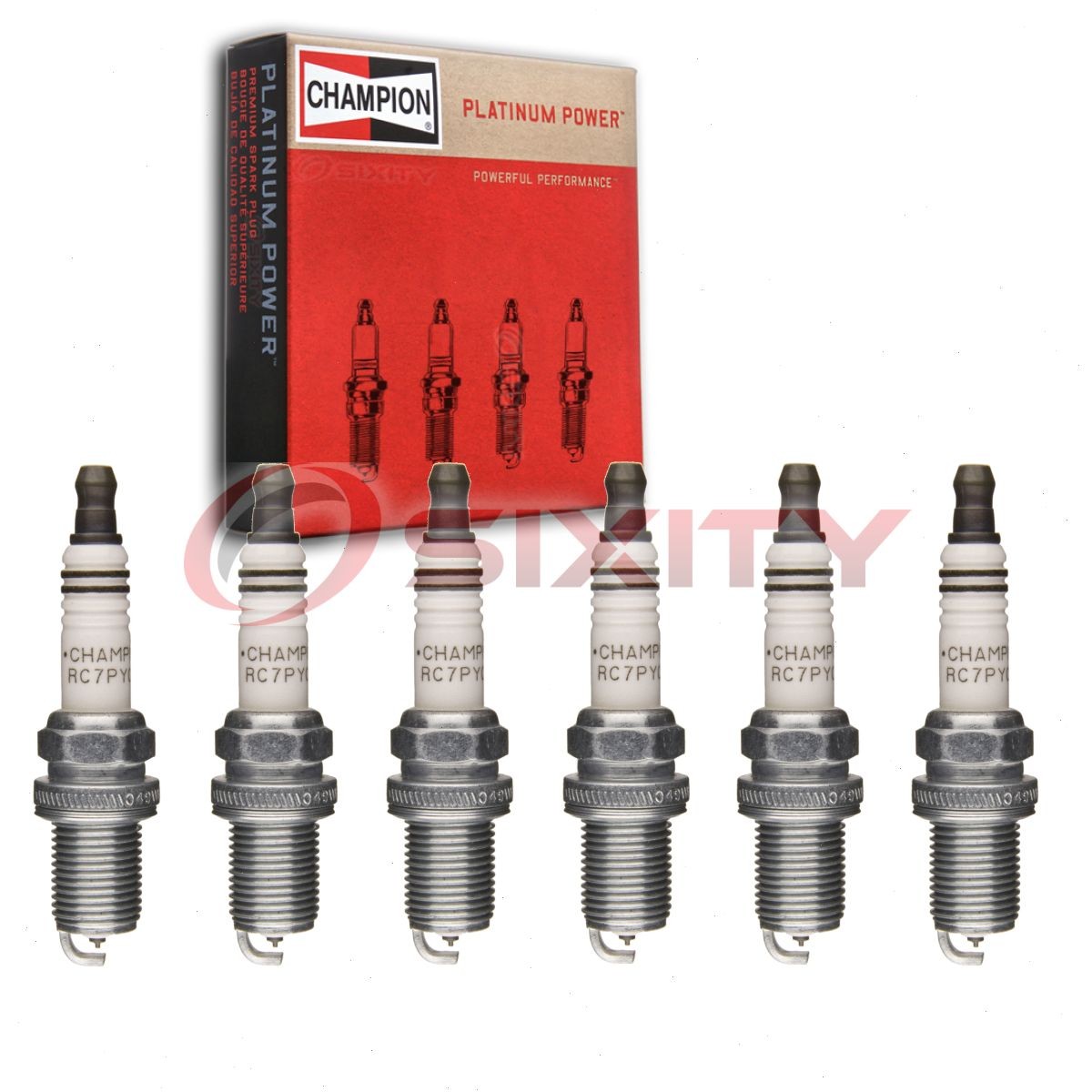 6 pc Champion Platinum 3340 Spark Plugs for RC7PYCB4 AP3922 7092 Ignition dv