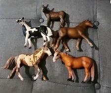 Schleich Horse And Donkey Lot 2012, 2009, 2010, 2000 And 2006