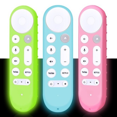 [3-Pack]Silicone Cover for Google TV Streamer 4K GY3LE Remote Control