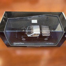 Minichamps Maserati Bora 1972 Black Silver 1/43 Model Pre-Owned 14+