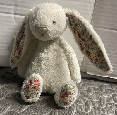 Jellycat Small Cream White Blossom Bashful Bunny